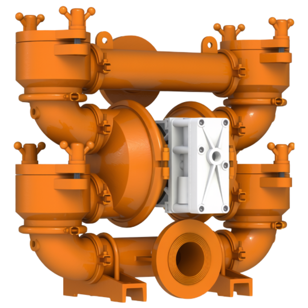 4" Ductile Iron Mining Pump side view